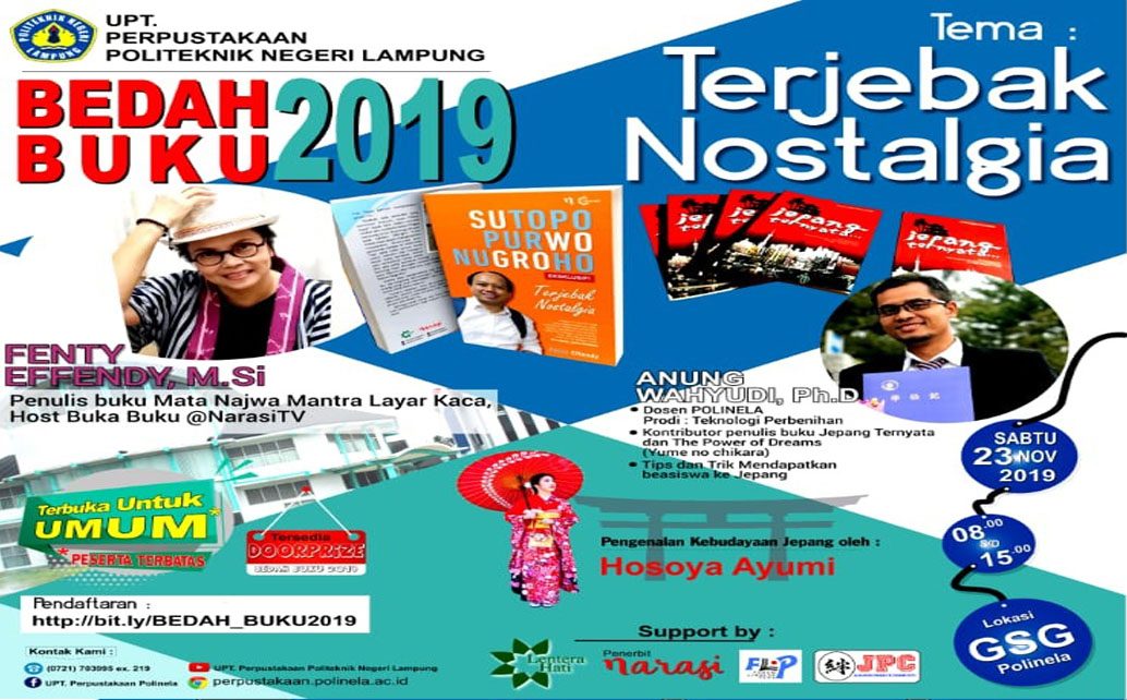 UPT Perpustakaan Polinela Bedah Buku 2019