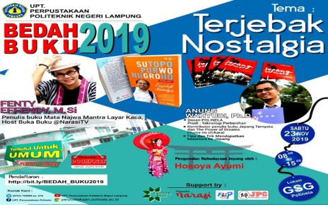 UPT Perpustakaan Polinela Bedah Buku 2019