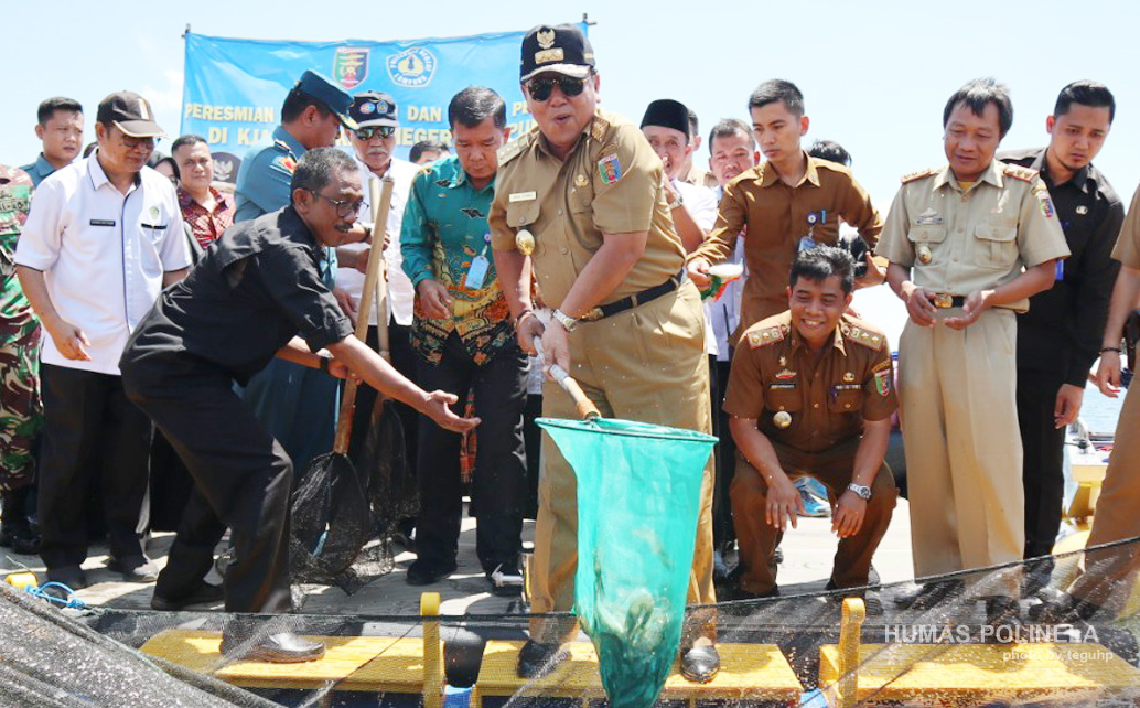 Panen Perdana Keramba Jaring Apung (KJA) Politeknik Negeri Lampung oleh Gubernur Lampung H. Ir. Arinal Djunaidi