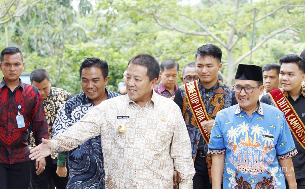 kunjungan kerja gubernur lampung di politeknik negeri lampung