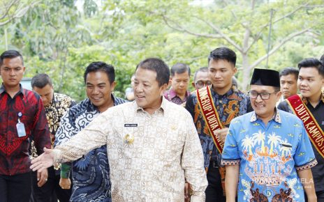 kunjungan kerja gubernur lampung di politeknik negeri lampung