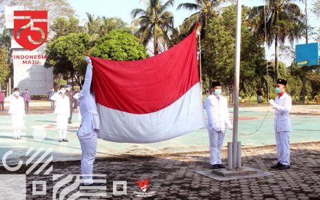 Meski Pandemi, Upacara Pengibaran Bendera 17 Agustus Bejalan Lancar