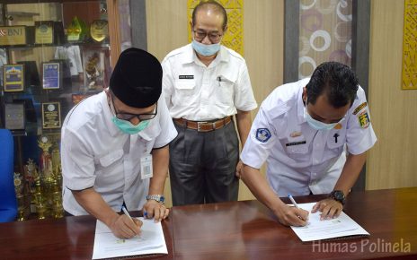 Penandatanganan MoU Polinela dengan SMK Unggul Terpadu