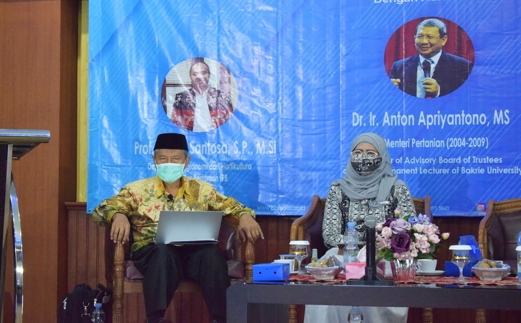 Kuliah Umum Perdana Dan Pengenalan Kehidupan Kampus Mahasiswa Baru Program Studi Ketahanan Pangan Program Pasca Sarjana Magister (S2) Terapan