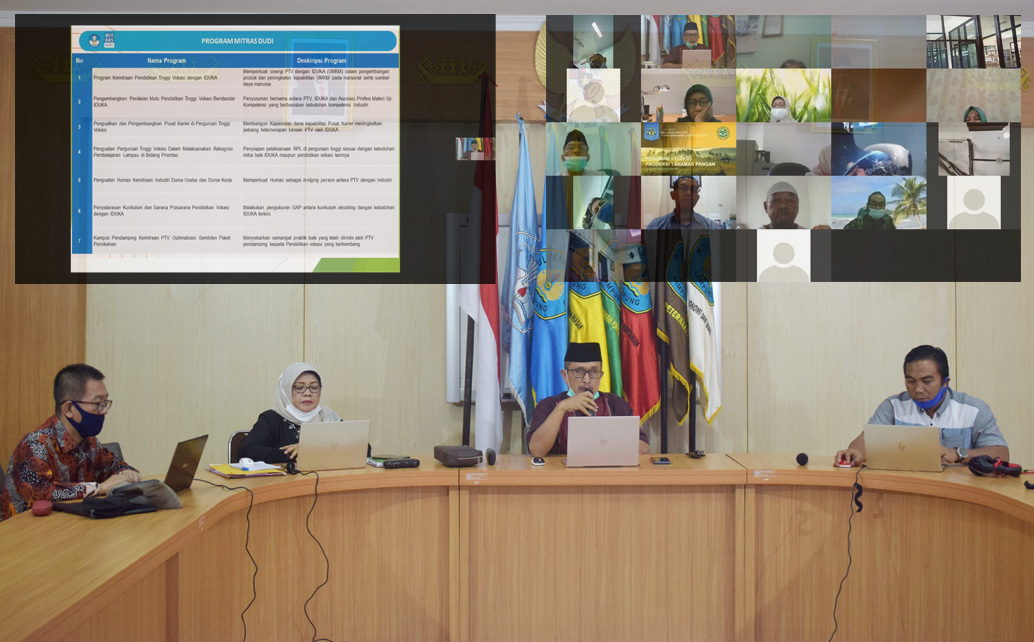 Rapat Umum Dosen Polinela Daring