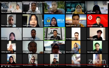 Webinar Pengelola Tata Kelola Jurnal (Pengelolaan Naskah dan Mendeley)