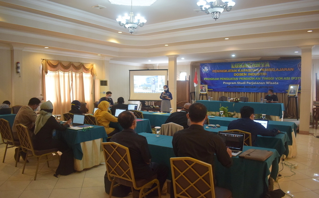 Kegiatan Lokakarya Peningkatan Kapasitas Pembelajaran Dosen Industri Program Penguatan Pendidikan Tinggi Vokasi (P3TV) Program Studi Perjalanan Wisata Polinela