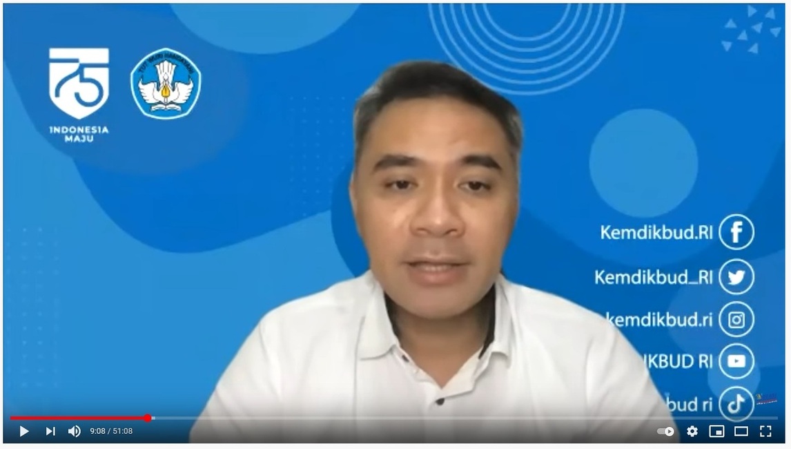 Penutupan oleh Direktur Jenderal Pendidikan Vokasi kementerian Pendidikan dan Kebudayaan, Wikan Sakarinto