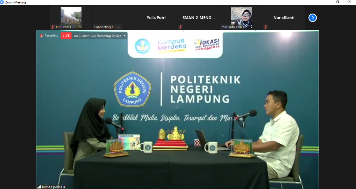 Talk Show Pengenalan Kampus Polinela