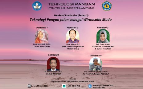 Weekend Productive (Series 3) - D3 Teknologi Pangan Polinela