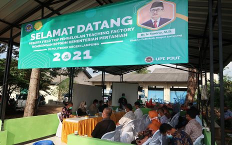 BPPSDM Kementerian Pertanian melakukan Field Trip Pengelolaan Teaching Factory ke Polinela