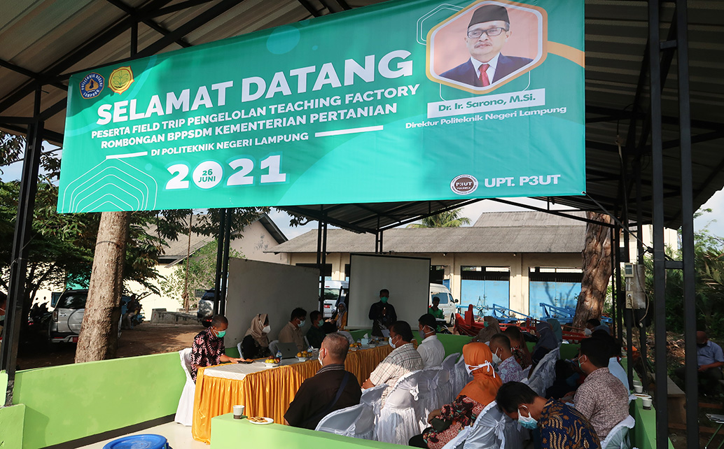 BPPSDM Kementerian Pertanian melakukan Field Trip Pengelolaan Teaching Factory ke Polinela