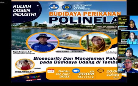Polinela_Kuliah Dosen Industri Program Studi Budidaya Perikanan