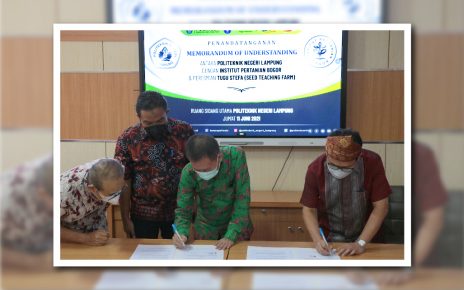 MoU Polinela dan PKHT LPPM IPB