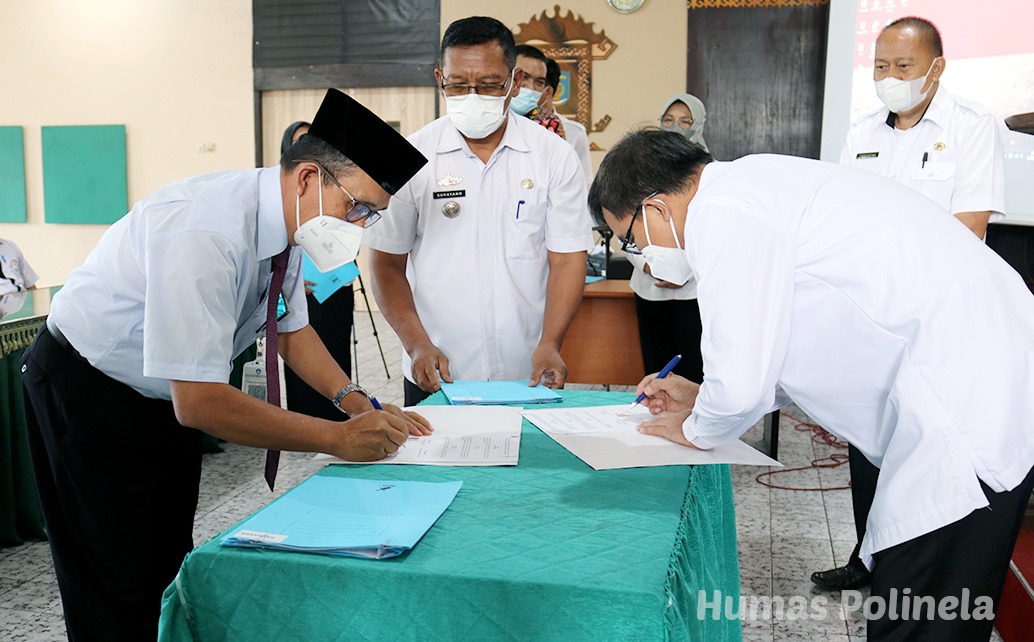 Penandatanganan Mou Antara Polinela dan Disnaker