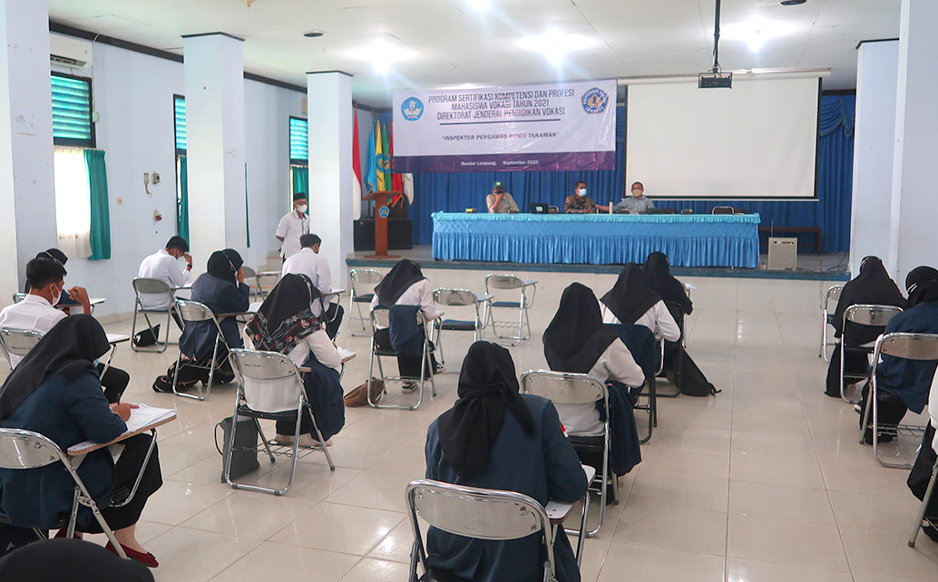 Uji Kompetensi Inspektor/Pengawas Benih Tanaman Bagi Mahasiswa Program Studi D4 Teknologi Perbenihan