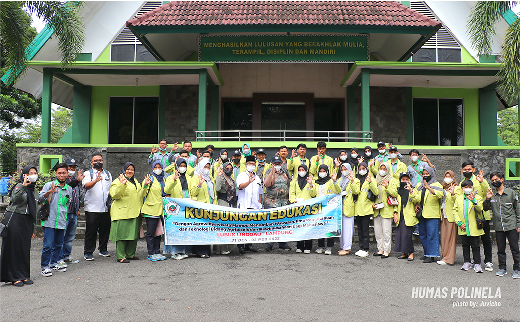 Polinela - Kunjungan Dosen dan Mahasiswa Program Studi Agribisnis Universitas Musi Rawas