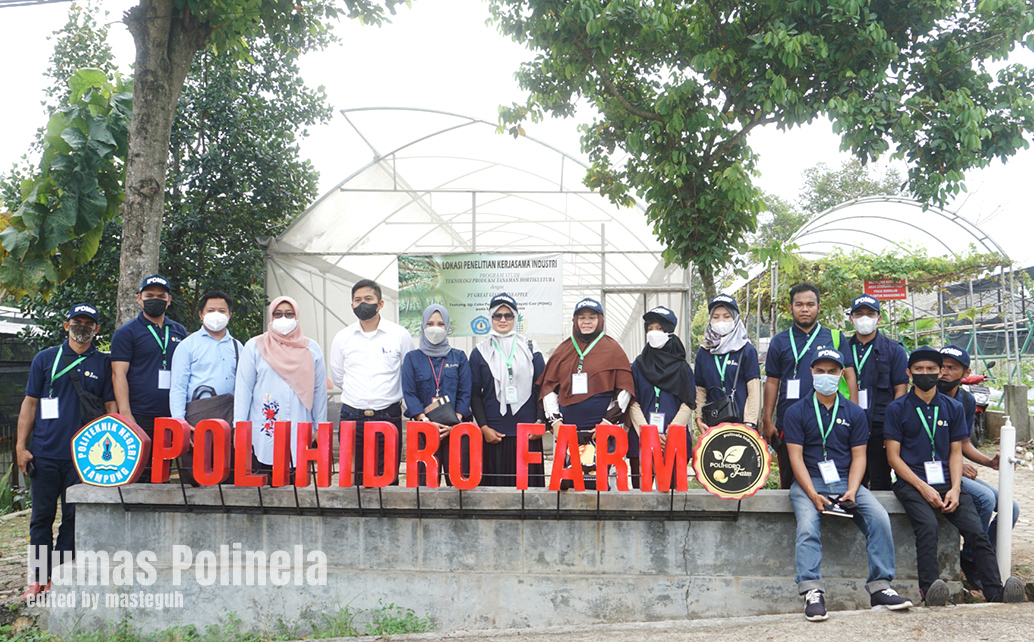 Polinela_Kunjungan Peserta Pelatihan Smart Farming