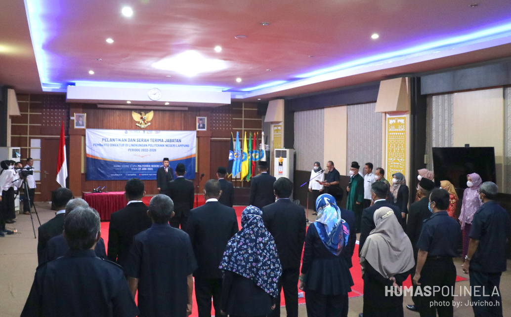 Pelantikan-Pembantu-Direktur-di-Lingkungan-Politeknik-Negeri-Lampung-Periode-2022-2026