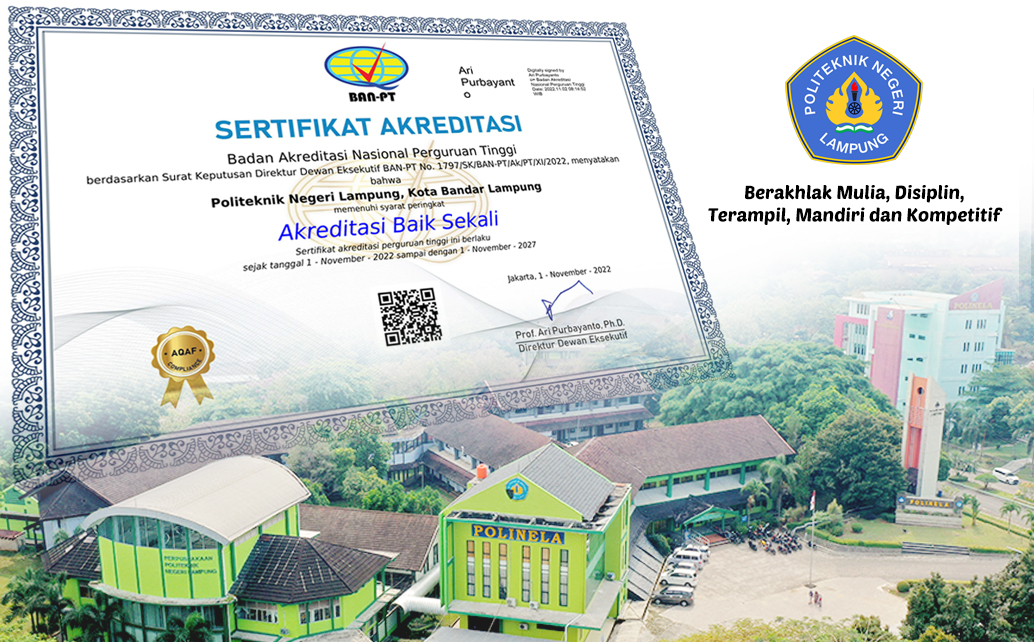 Polinela_Akreditasi_Baik-Sekali