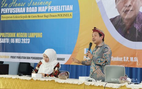 Tingkatkan kualitas penelitian dosen, Polinela Gelar Pelatihan Penyusunan Roadmap Penelitian