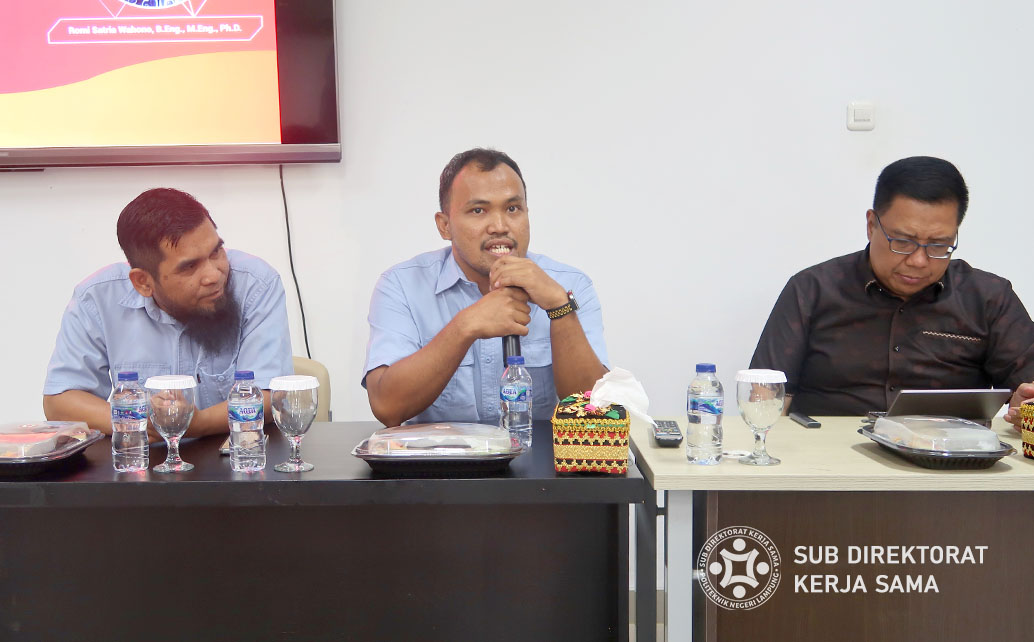 Sambutan Ketua Jurusan Teknologi Informasi Politeknik Negeri Lampung