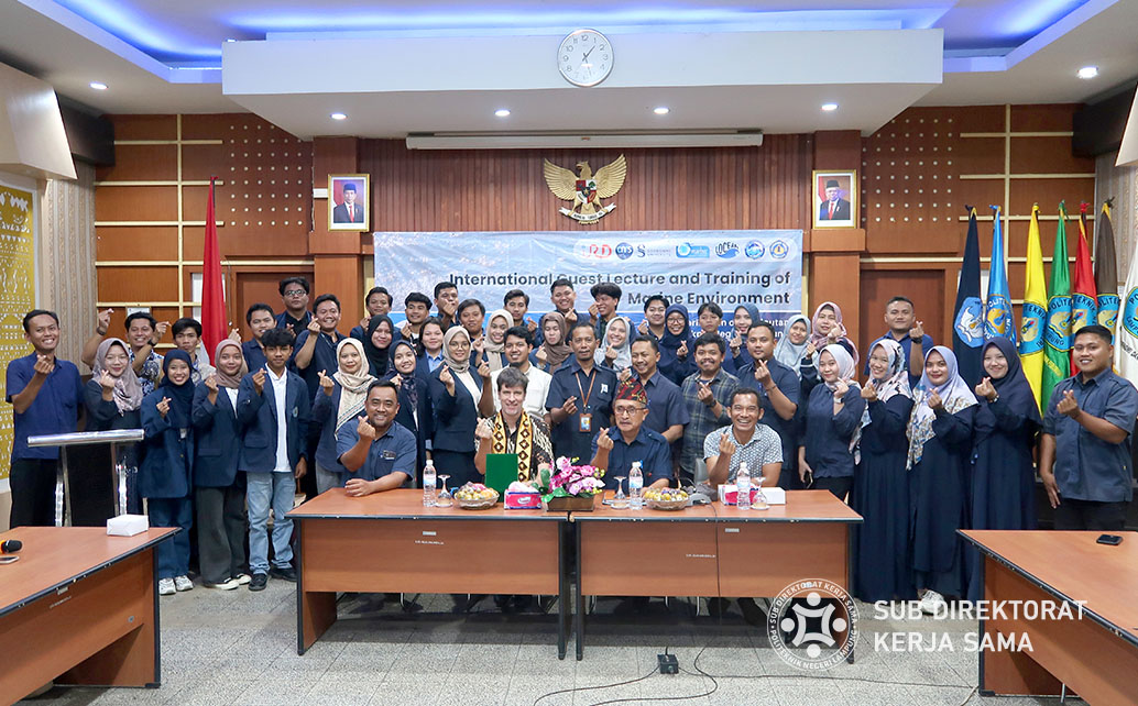 Foto Bersama International Guest Lecture Jurusan Perikanan dan Kelautan Politeknik Negeri Lampung