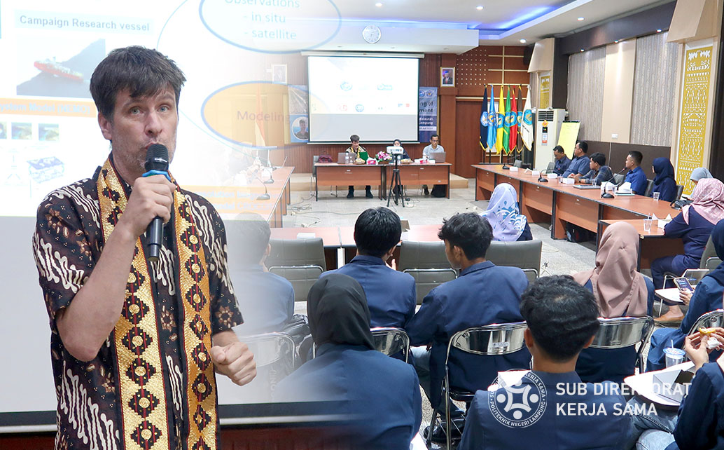 Pemateri Hari Pertama Yannis Cuypers, Ph.D dari Laboratoire d’Oceanographie et du Climat (L’OCEAN)