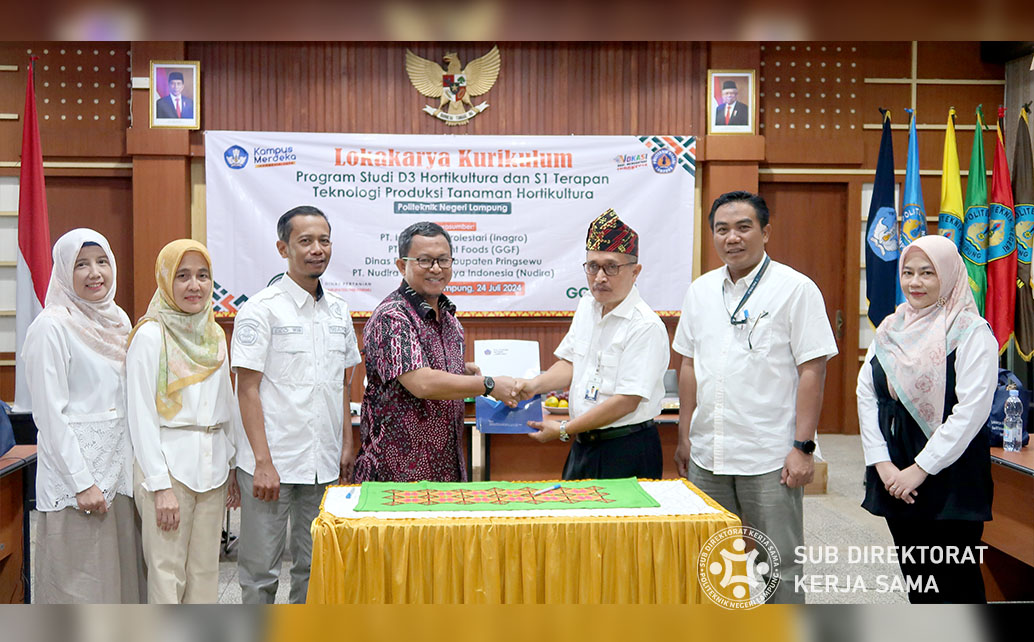 Penandatanganan Memorandum of Understanding (MOU) dan Perjanjian Kerja Sama (PKS) antara Program Studi D3 Hortikultura dengan PT. Intidaya Agrolestari (Inagro)