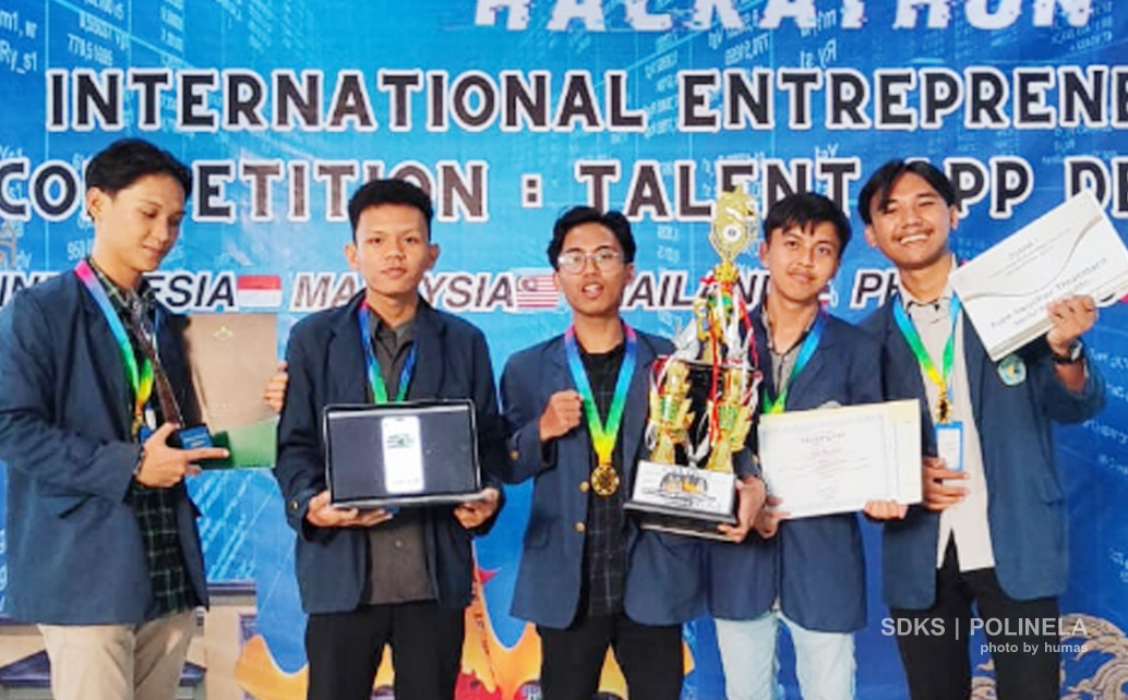 Tim App Developer Mahasiswa POLINELA Juara First Winner And Most Desireable Team: Ajang International Entreprenuership Competition 2024