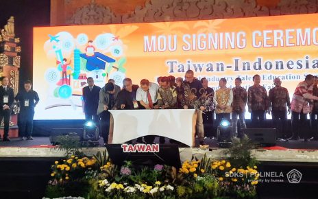 polinela kerjasama beasiswa double degree dengan 3 universitas di Taiwan, eko win kenali