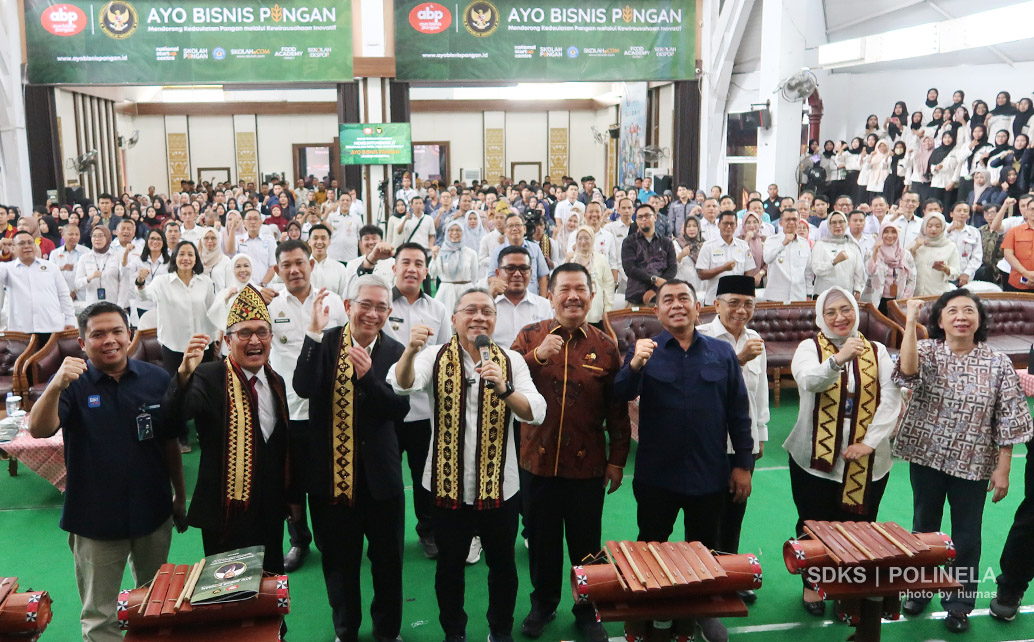 Kemenko Pangan RI, Dr. (H.C.) H. Zulkifli Hasan, S.E., M.M., resmikan program nasional ABD di kampus Politeknik Negeri Lampung POLINELA