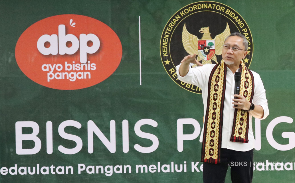 Dr. (H.C.) H. Zulkifli Hasan, S.E., M.M., Menko bidang Pangan RI resmikan ABD di Polinela