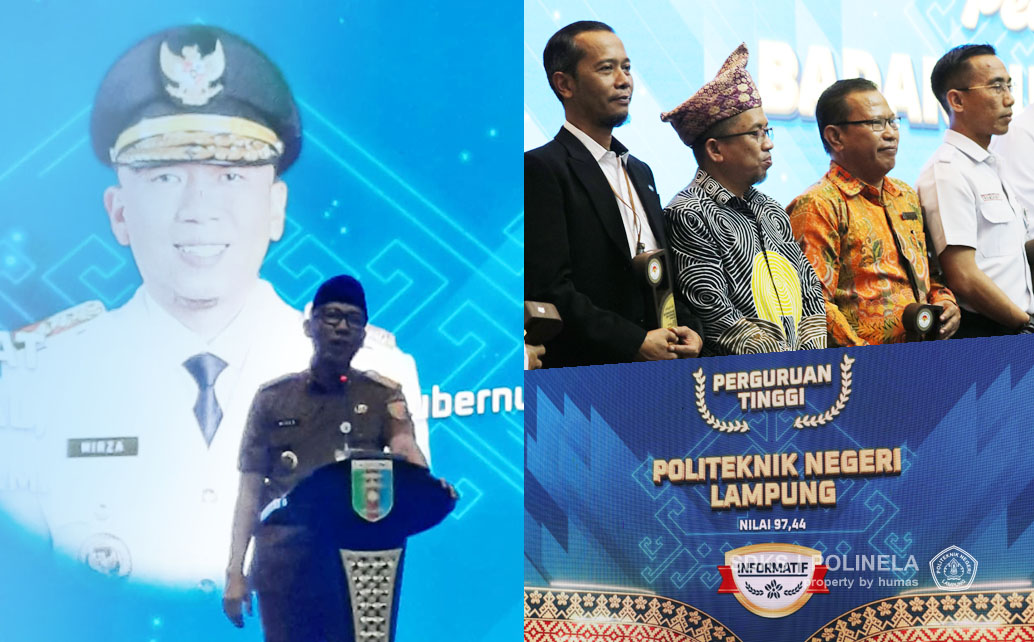 Polinela Raih Prestasi dan Kukuhkan Reputasi sebagai Perguruan Tinggi Informatif pada Anugerah KIP Provinsi Lampung 2025